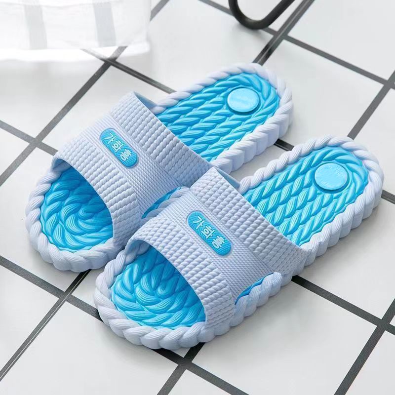 SXCHEN Women's Shoes Deodorant Non-slip Slippers Household Bathroom Sandals and Slippe Bathroom Bath Soft Bottom Slippers Thick Soled Couple Buy one Size Bigger Than Usual Ladies Casual 40 39 41 38 37