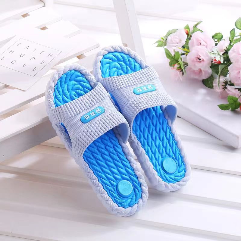 SXCHEN Women's Shoes Deodorant Non-slip Slippers Household Bathroom Sandals and Slippe Bathroom Bath Soft Bottom Slippers Thick Soled Couple Buy one Size Bigger Than Usual Ladies Casual 40 39 41 38 37