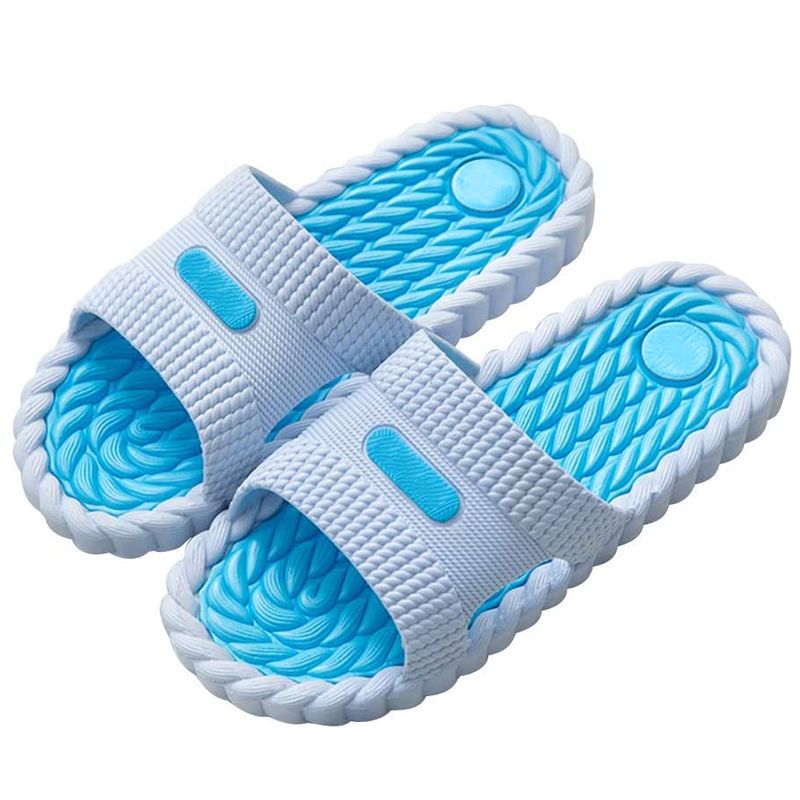 SXCHEN Women's Shoes Deodorant Non-slip Slippers Household Bathroom Sandals and Slippe Bathroom Bath Soft Bottom Slippers Thick Soled Couple Buy one Size Bigger Than Usual Ladies Casual 40 39 41 38 37