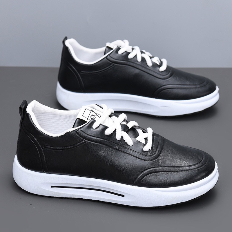 SXCHEN Men's Comfort Casual Shoes – Black With Soft Padded Footbed, Flexible Sole, Perfect For Travel & Elevating Everyday Outfits, All Sizes Available