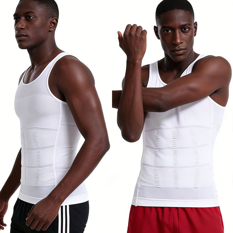 SXCHEN New Arrivals Men Slimming Underwear Body Shaper Waist Cincher Corset Men Shaper Vest Body Belly Waist Shapewear Tops Boy Holiday Party Birthday Gift Dad Husband Daily Event Office Cool Student