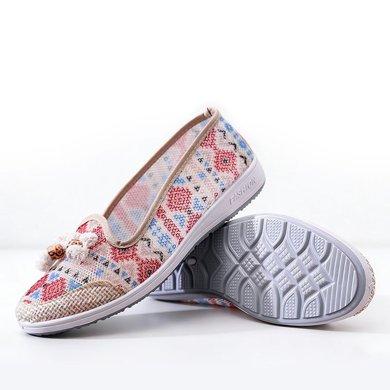 SXCHEN Women's Casual Mesh Shoes – Red & Blue With Easy Slip-On Design, Lightweight Construction, Perfect For All-Day Wear at Family Outings & Social Gatherings, All Sizes Available