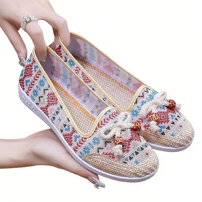 SXCHEN Women's Casual Mesh Shoes – Red & Blue With Easy Slip-On Design, Lightweight Construction, Perfect For All-Day Wear at Family Outings & Social Gatherings, All Sizes Available