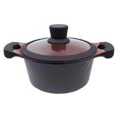 【Promotion】TC 10PCS  High Quality Granite Die-Cast Non Stick Sufuria  Cookware Set Cooking Pots (20/24/28/32cm  Casserole+28cm Fry Pan)