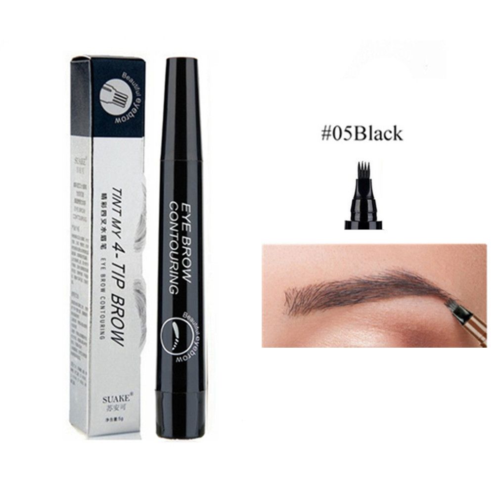 【Promotion】3D Eyebrow Pen Waterproof Fork Tip Eyebrow Tattoo Pencil Long Lasting Professional Fine