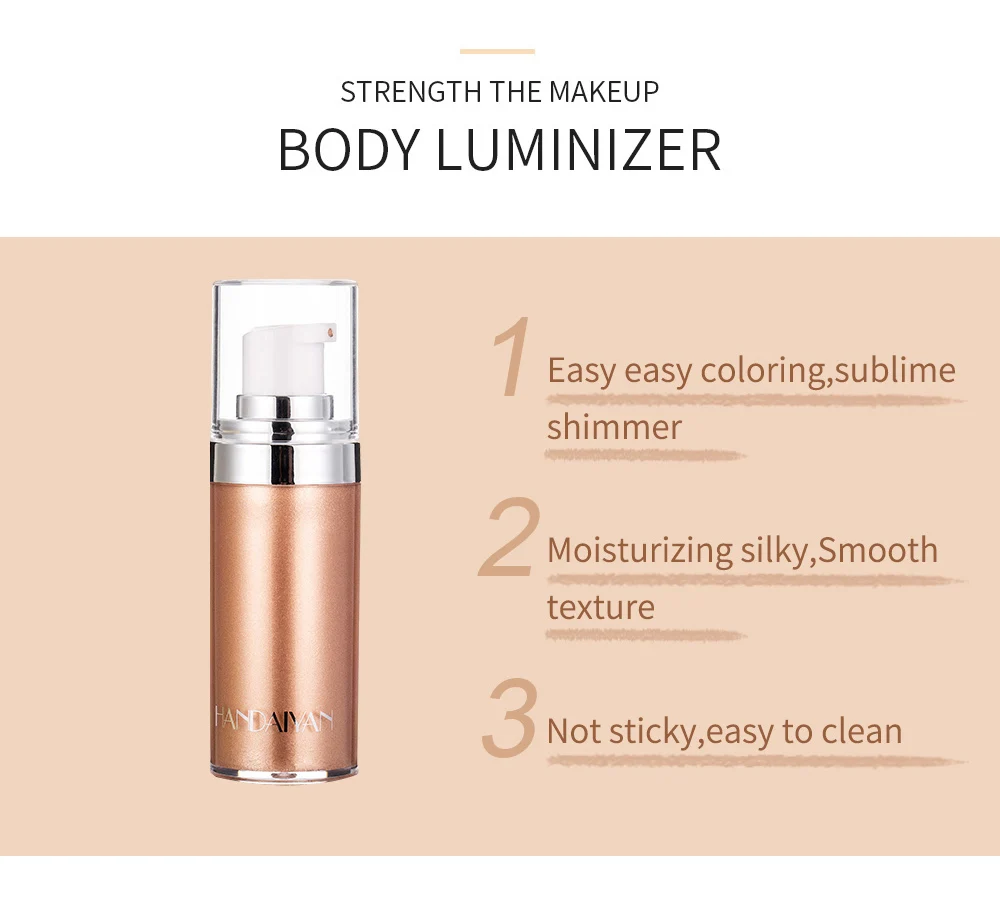 Face Highlighter Lotion Summer Beach Sexy Full Body Glow Body Highlighter