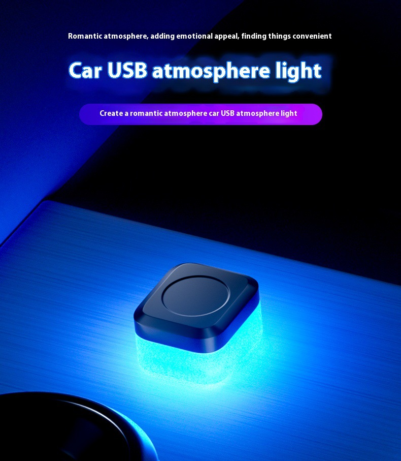 1x Car USB Led Light mood lamp Plug Play Universal LED interior Atmosphere Light Auto Reading Lamp Decorations Decorative Strip