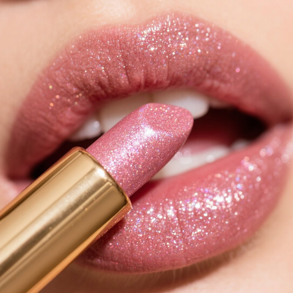 Pearlescent Lipstick Waterproof Sparkling Moisturizing Long-lasting Hydrating Pearlescent Lipstick view 8