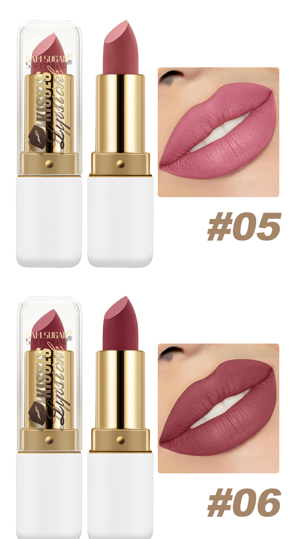 Pearlescent Lipstick Waterproof Sparkling Moisturizing Long-lasting Hydrating Pearlescent Lipstick view 9