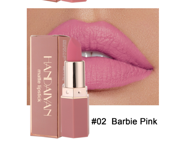 6-Color Matte Lipstick Set, Non-Fading, Non-Stick Cup Long-Lasting Velvet Finish, Smooth Matte Lip Color Waterproof Smudge-proof