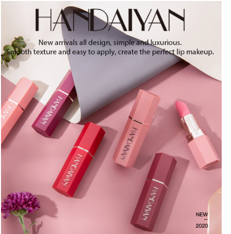 6-Color Matte Lipstick Set, Non-Fading, Non-Stick Cup Long-Lasting Velvet Finish, Smooth Matte Lip Color Waterproof Smudge-proof