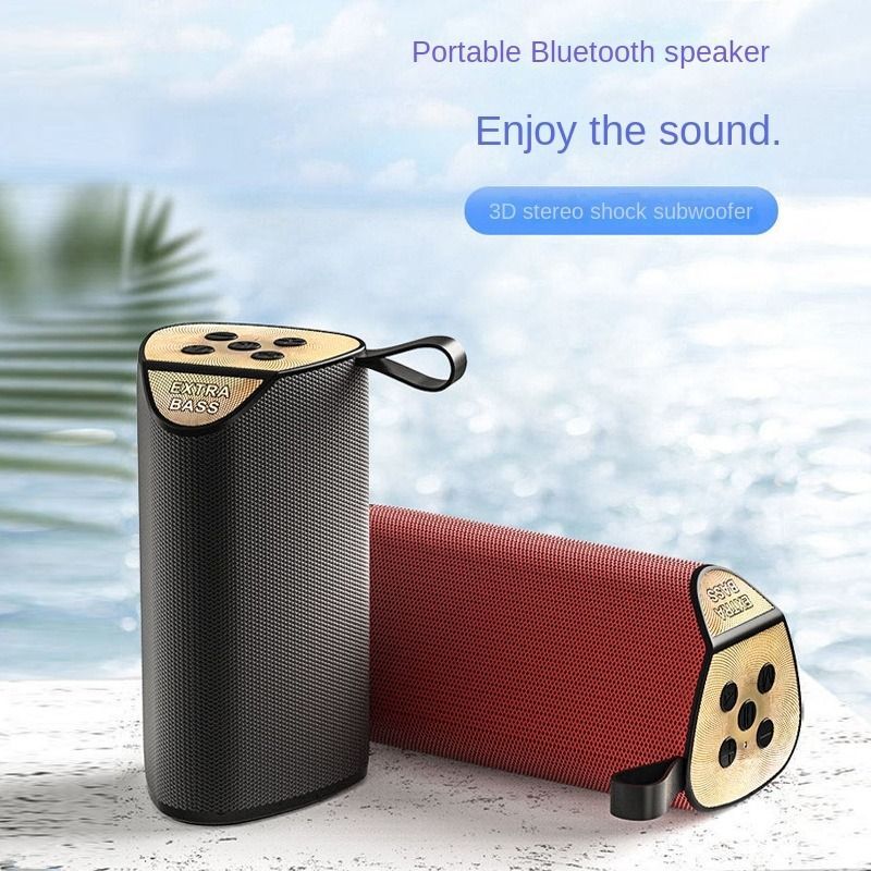 Wireless Bluetooth Speaker Fully Functional Outdoor Portable Car Subwoofer Home Dual Speaker Mini Speaker Bluetooth Speakers