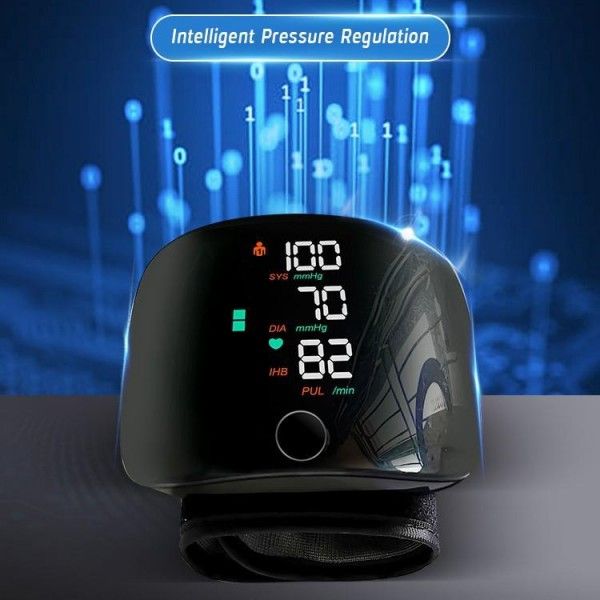Rechargeable Wrist Blood Pressure Monitor For Medical Grade Precision Measurement Health Tests