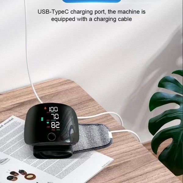 Rechargeable Wrist Blood Pressure Monitor For Medical Grade Precision Measurement Health Tests
