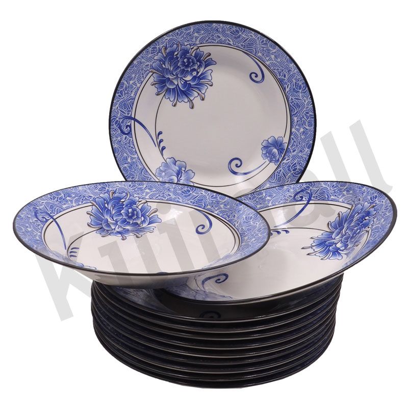 【Promotion】Nice One 12Pcs /Set  8inch Classique  Porcelain Dinner Dish Plates（BYD-PLATE-51 PLATE 8INCH 72PCS)