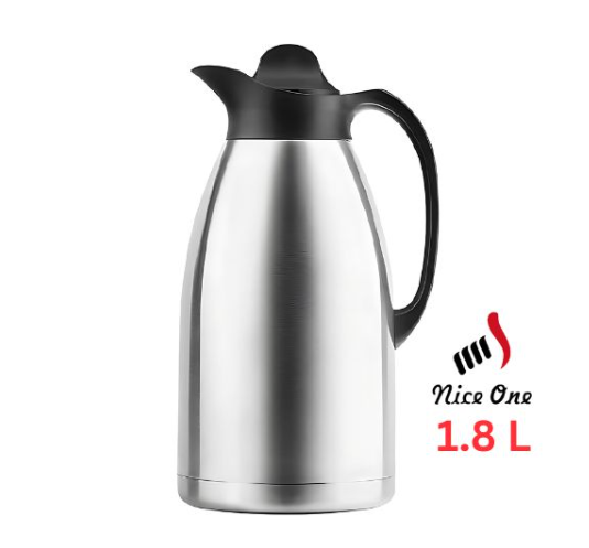 Nice One 1.8L Stainless Steel Vacuum Jug Coffee Pot Vacuum Flask Thermos (VFS-024-1.80L )