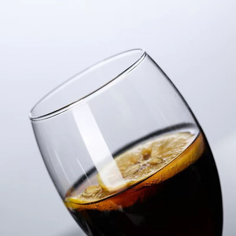 [Promotion] 6PCS 250ML  Red Wine Glasses Sets, Durable Drinking Cups, Lead-Free Glass Gift Set, Drinkware Kitchen Glasses for Cocktail, Beer, Wine, Whiskey, Water (GL3057 GLASS CUP )