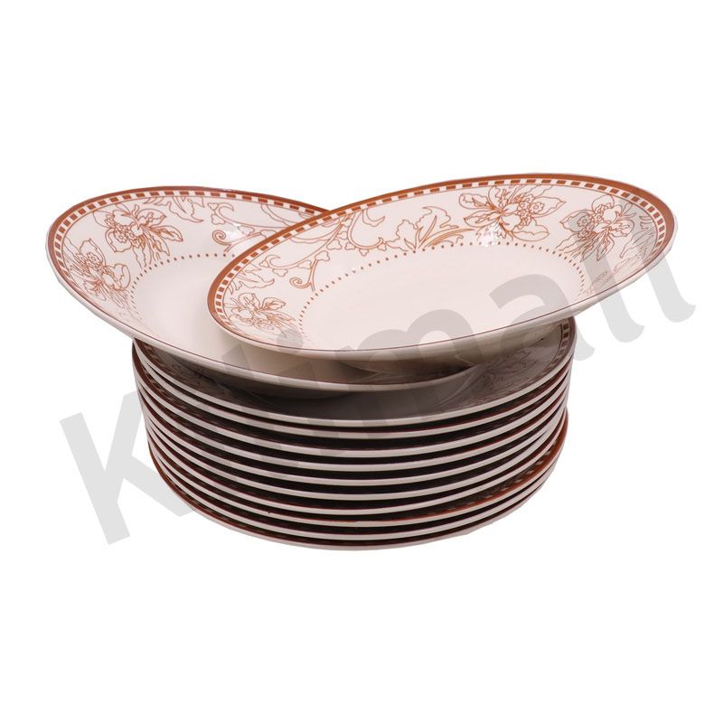 【Promotion】Nice One 12PCS 8 INCH Classique  Porcelain Dinner Dish Plates（BYD-PLATE-54 PLATE 8INCH 72PCS）