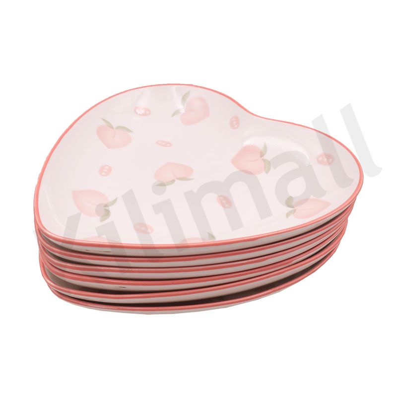 【Promotion】Nice One 6PCS 8 INCH Classique  Porcelain Dinner Dish Plates（YHAX-PLATE-8-1 8INCH） 01,6pcs