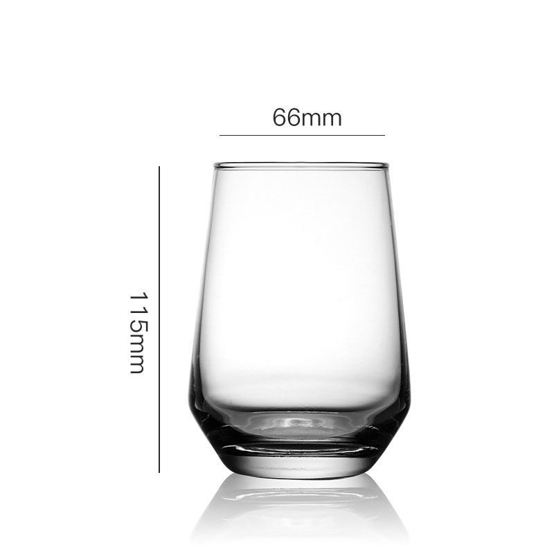 6PCS 290ML  Drinking Glass Sets, Durable Drinking Cups, Lead-Free Water Cup Set, Drinkware Kitchen Glasses for Cocktail, Iced Coffee, Beer, Tea, Wine, Whiskey, Water (HS5303 GLASS WARE )