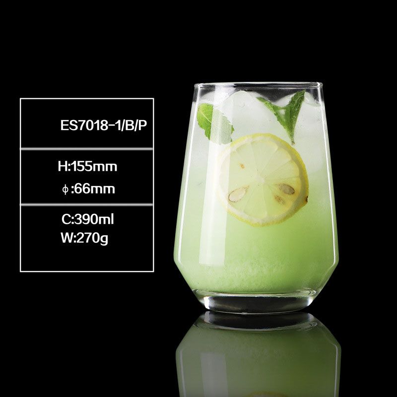 6PCS 290ML  Drinking Glass Sets, Durable Drinking Cups, Lead-Free Water Cup Set, Drinkware Kitchen Glasses for Cocktail, Iced Coffee, Beer, Tea, Wine, Whiskey, Water (HS5303 GLASS WARE )