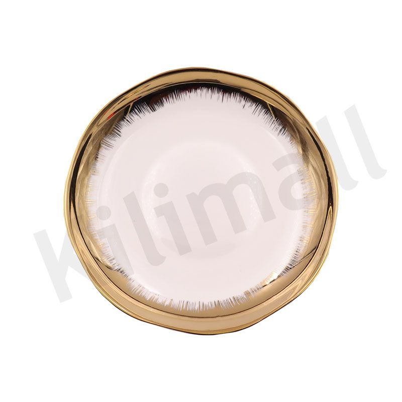 【Promotion】Nice One 6PCS 8inch Classique  Porcelain Dinner Dish Plates （HKSJB-PLATE-8-1 8 INACH）