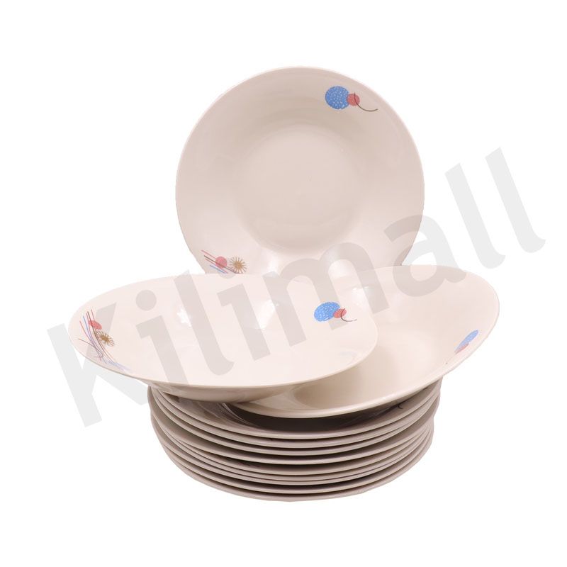 Nice One 12PCS 8inch Classique  Porcelain Dinner Dish Plates （BYD-PLATE-50 PLATE 8INCH ）