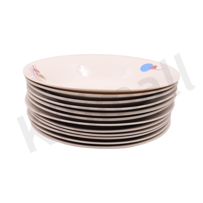 Nice One 12PCS 8inch Classique  Porcelain Dinner Dish Plates （BYD-PLATE-50 PLATE 8INCH ）
