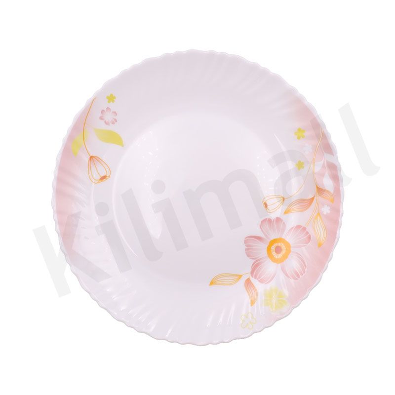 【Promotion】Nice One 6PCS 10.5inch Classique  Porcelain Dinner Dish Plates （LHP105-3 GLASS PLATE ）