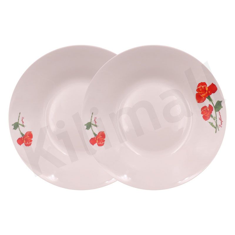 Nice One 12PCS 8 INCH Classique  Porcelain Dinner Dish Plates（BYD-PLATE-45 PLATE 8INCH ）