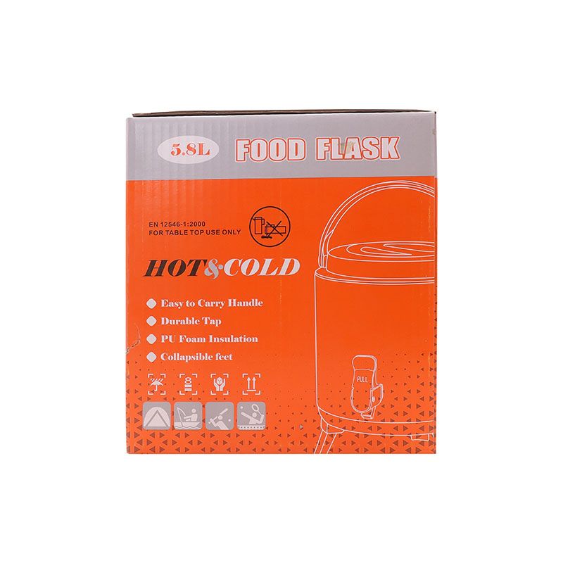 Niceone 1PC  5.8L / 7.7L  Food Flask Hotpot Travel Leisure Keep Hot & Cold  (IDJ-0600IAC  HOT POT）(IDJ-0800IAC  HOT POT)
