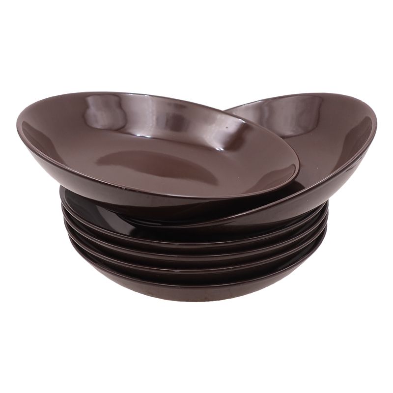 【Promotion】Nice One 6PCS 9inch Classique  Porcelain Dinner Bowls Dish Plates  （SY-BOWL-9004  9INCH ）