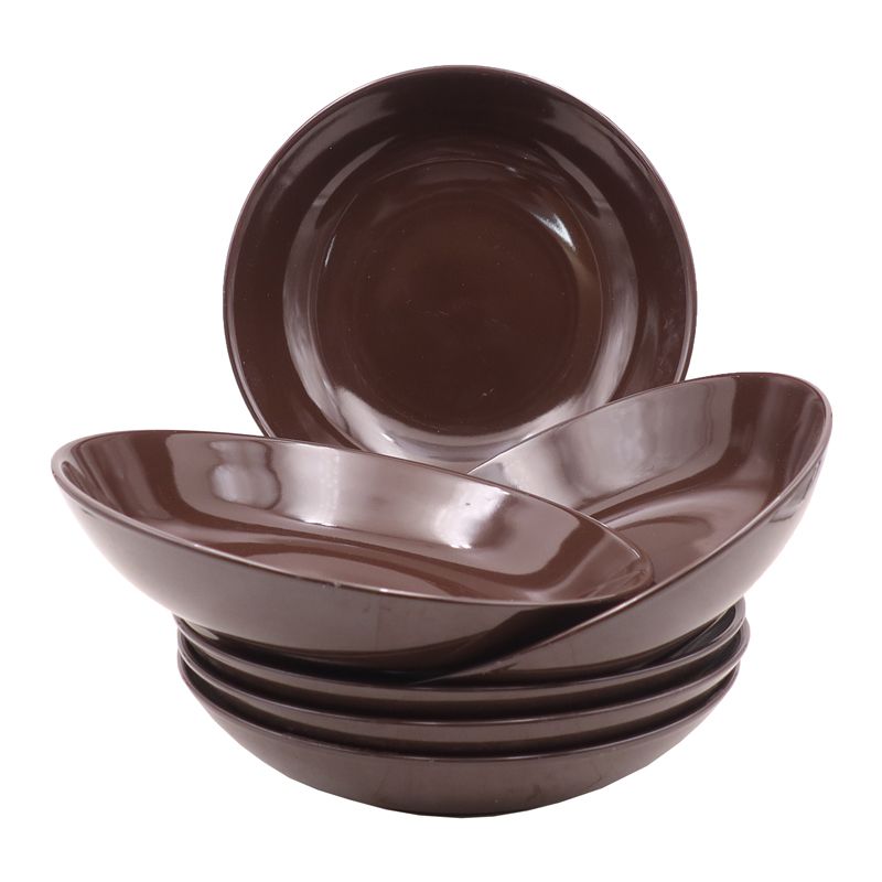 【Promotion】Nice One 6PCS 9inch Classique  Porcelain Dinner Bowls Dish Plates  （SY-BOWL-9004  9INCH ）