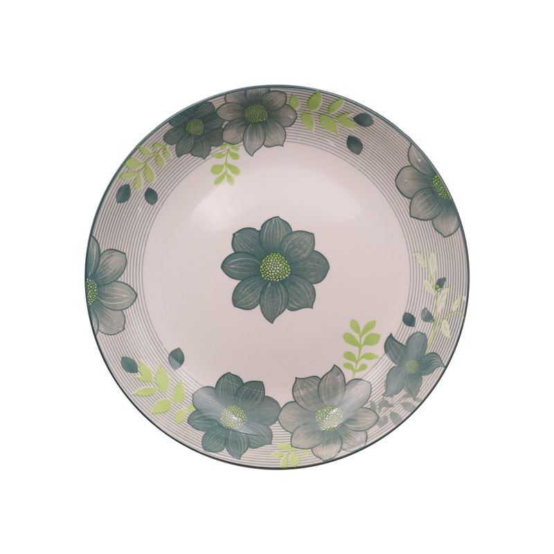【Promotion】Nice One 6PCS 10.5inch Classique  Porcelain Dinner Dish Plates （YHY-PLATE-10506 10.5INCH CIRCULAR FLOWER ）