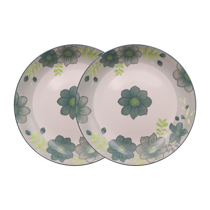【Promotion】Nice One 6PCS 10.5inch Classique  Porcelain Dinner Dish Plates （YHY-PLATE-10506 10.5INCH CIRCULAR FLOWER ）