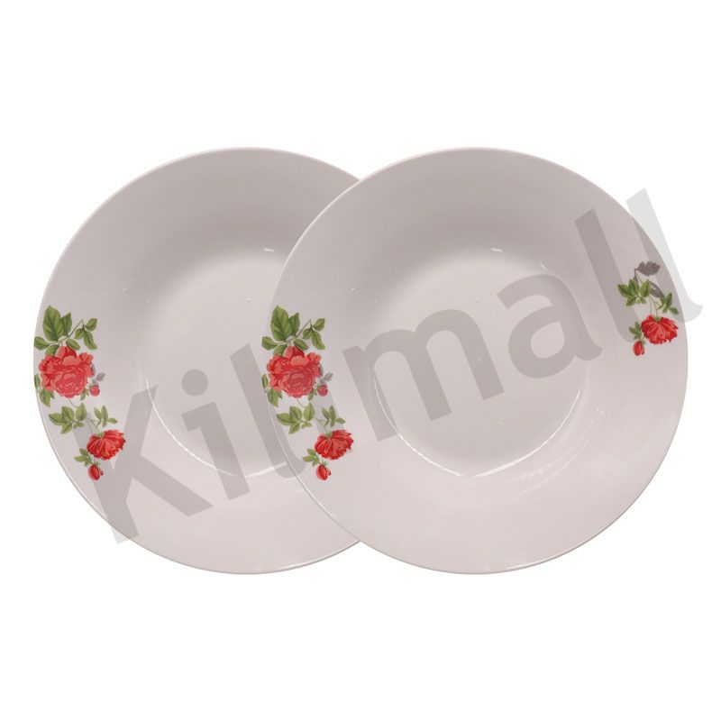 Nice One 12PCS 8inch Classique  Porcelain Dinner Dish Plates （BYD-PLATE-50 PLATE 8INCH ）
