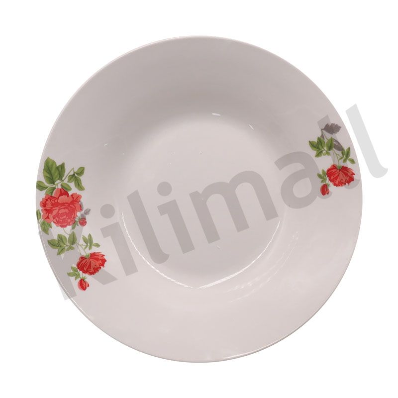 Nice One 12PCS 8inch Classique  Porcelain Dinner Dish Plates （BYD-PLATE-50 PLATE 8INCH ）