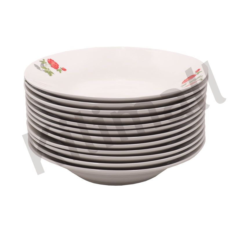 Nice One 12PCS 8inch Classique  Porcelain Dinner Dish Plates （BYD-PLATE-50 PLATE 8INCH ）