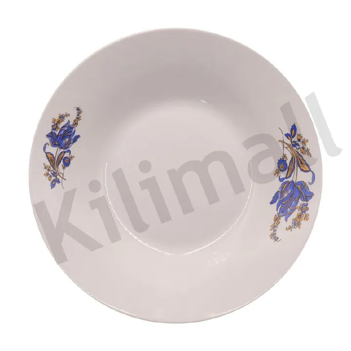 Nice One 12Pcs 8inch Classique Porcelain  Dinner Dish Plates（BYD-PLATE-51 PLATE 8INCH  ）/(BYD-PLATE-32 PLATE 8INCH 72PCS)