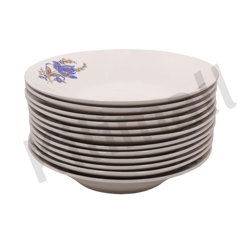 Nice One 12Pcs 8inch Classique Porcelain  Dinner Dish Plates（BYD-PLATE-51 PLATE 8INCH  ）