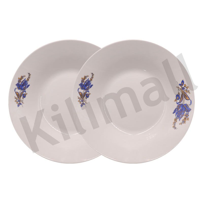 Nice One 12Pcs 8inch Classique Porcelain  Dinner Dish Plates（BYD-PLATE-51 PLATE 8INCH  ）