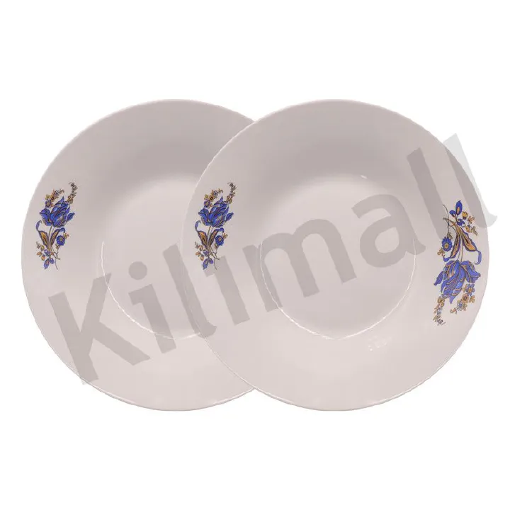 Nice One 12Pcs 8inch Classique Porcelain  Dinner Dish Plates（BYD-PLATE-51 PLATE 8INCH  ）/(BYD-PLATE-32 PLATE 8INCH 72PCS)