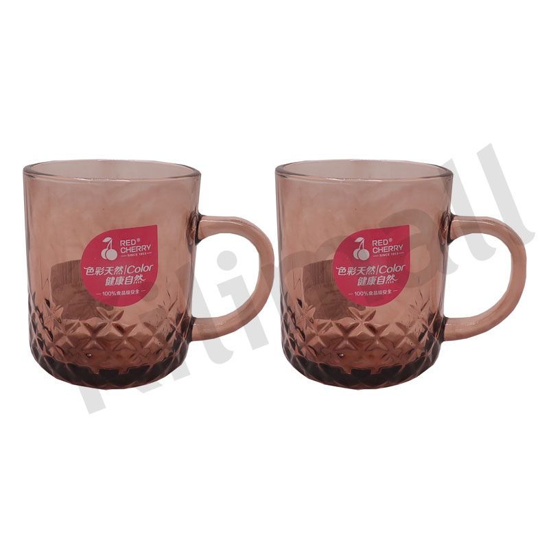 【Promotion】 6pcs 230ML  High Quality Glass Cups  Juice Cup ( ZB24ZS-R  GLASS CUP)