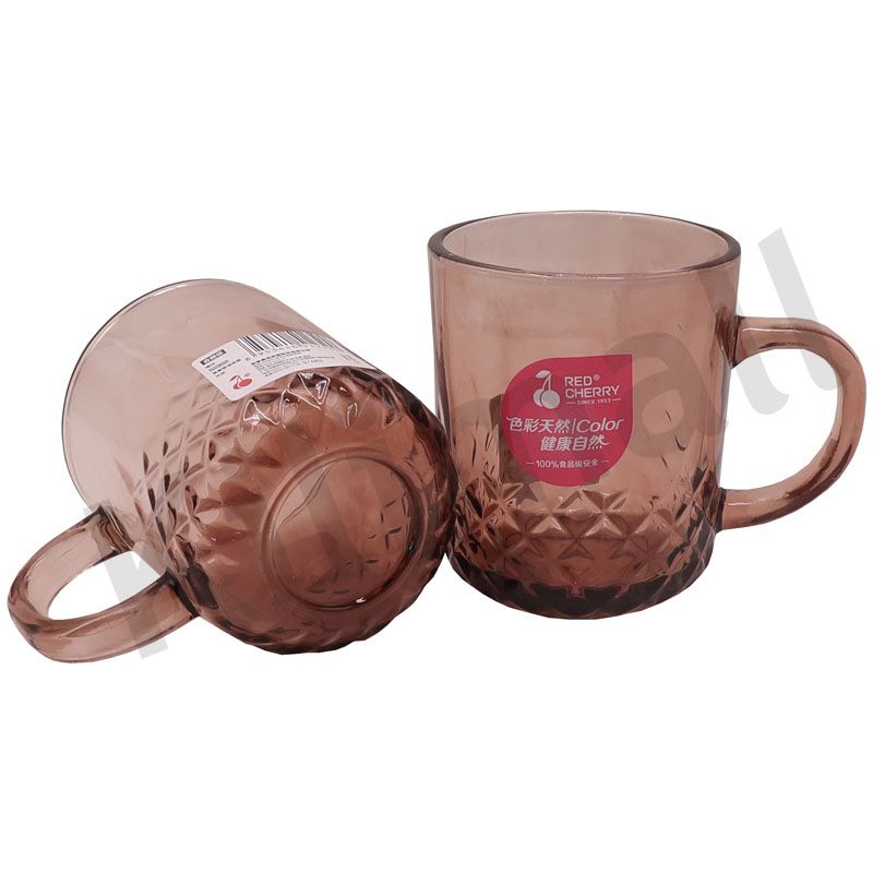 【Promotion】 6pcs 230ML  High Quality Glass Cups  Juice Cup ( ZB24ZS-R  GLASS CUP)