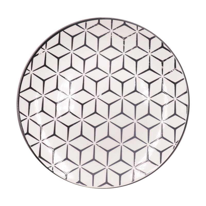 【Promotion】Nice One 6PCS 7.5inch Classique  Porcelain Dinner Dish Plates （ YHY-PLATE-7502 7.5INCH CIRCULAR FLOWER）                                                                                ）