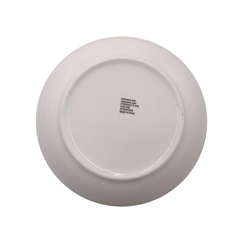 【Promotion】Nice One Set Of 6pcs 9inch Classique  Porcelain Dinner Dish Plates （ YH-PLATE-9001 9INCH CIRCULAR FLOWER）