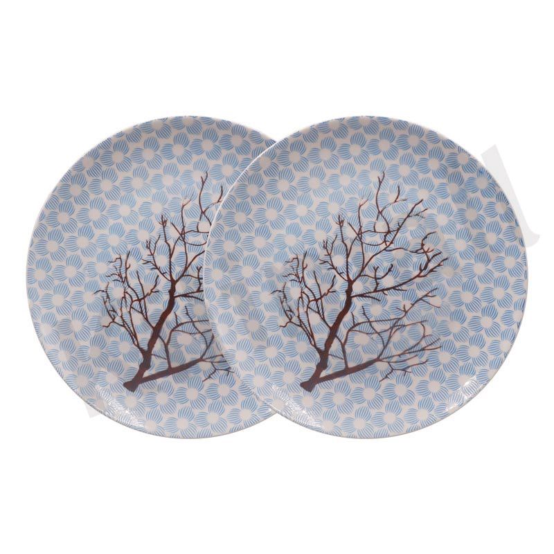 【Promotion】Nice One Set Of 6pcs 10.5inch Classique  Porcelain Dinner Dish Plates （ YHY-PLATE-10501 10.5INCH CIRCULAR FLOWER）