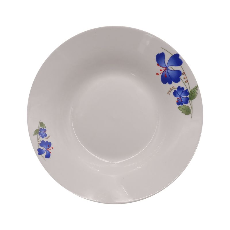 【Promotion】Nice One 12Pcs 8inch Classique  Por celain Dinner Dish Plates （BYD-PLATE-53 PLATE 8INCH 72PCS）