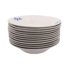 【Promotion】Nice One 12Pcs 8inch Classique  Por celain Dinner Dish Plates （BYD-PLATE-53 PLATE 8INCH 72PCS）