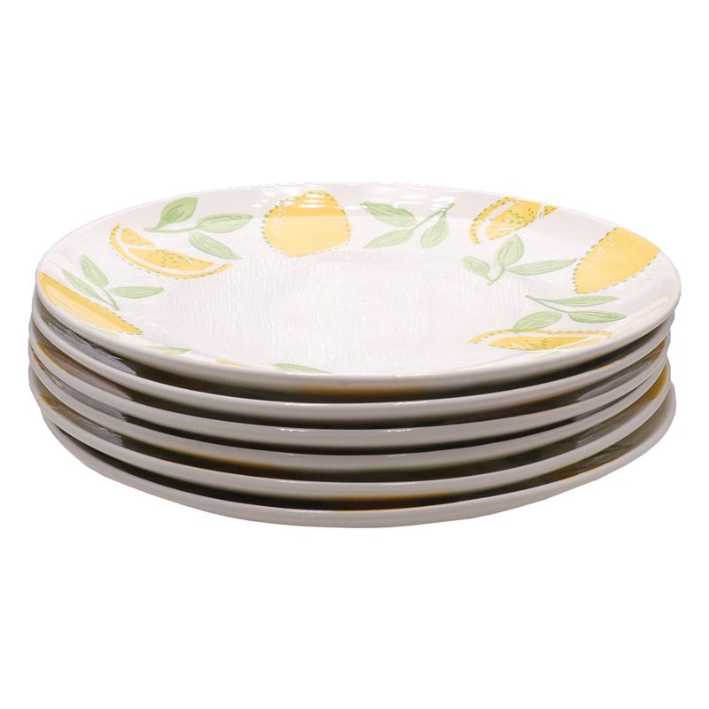 【Promotion】Nice One 6PCS 10.5inch Classique  Porcelain Dinner Dish Plates （YHY-PLATE-10506 10.5INCH CIRCULAR FLOWER ）